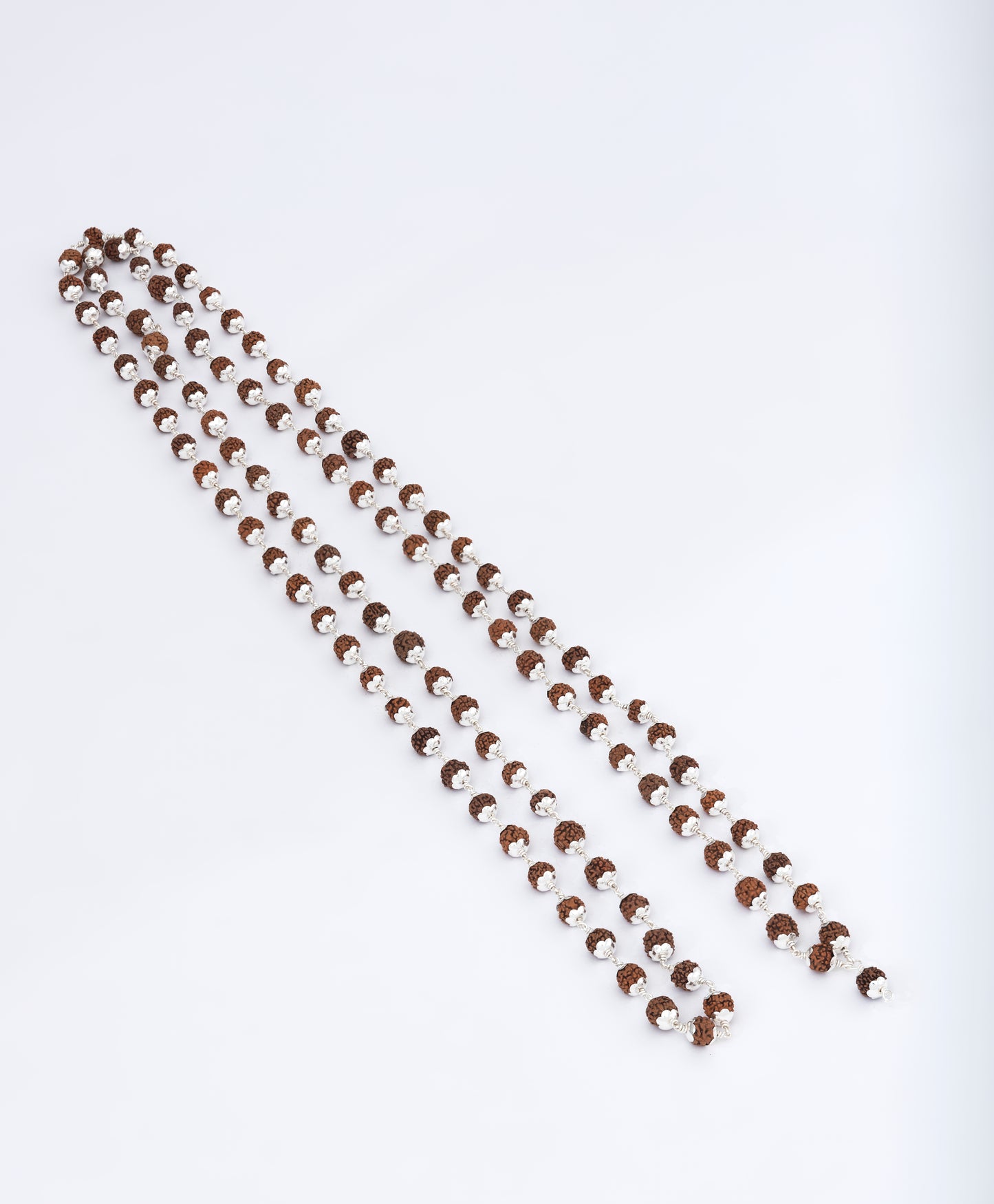 Rudhraksha Mala in 925 Silver