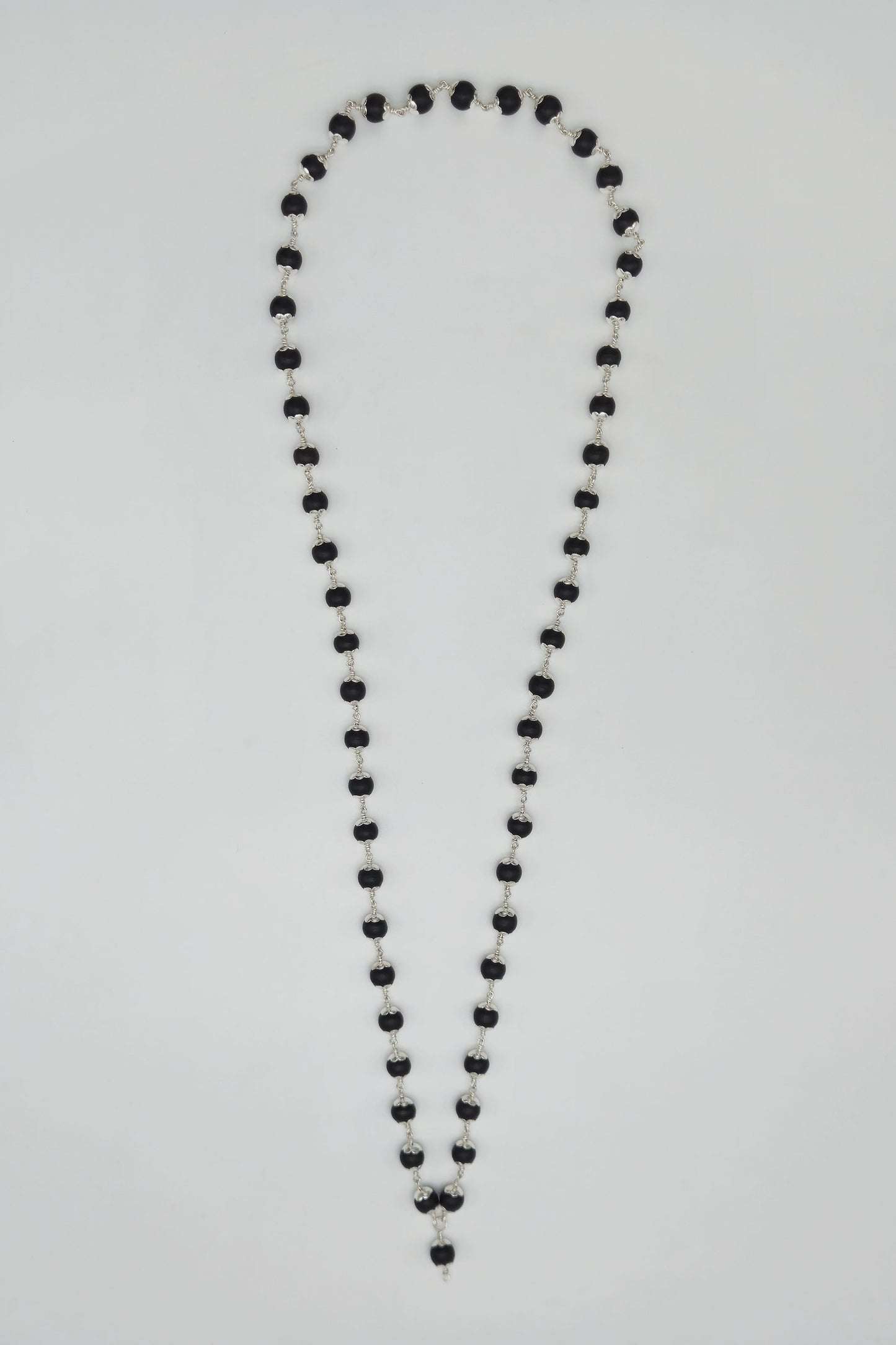 Karungaali Mala in 925 Silver
