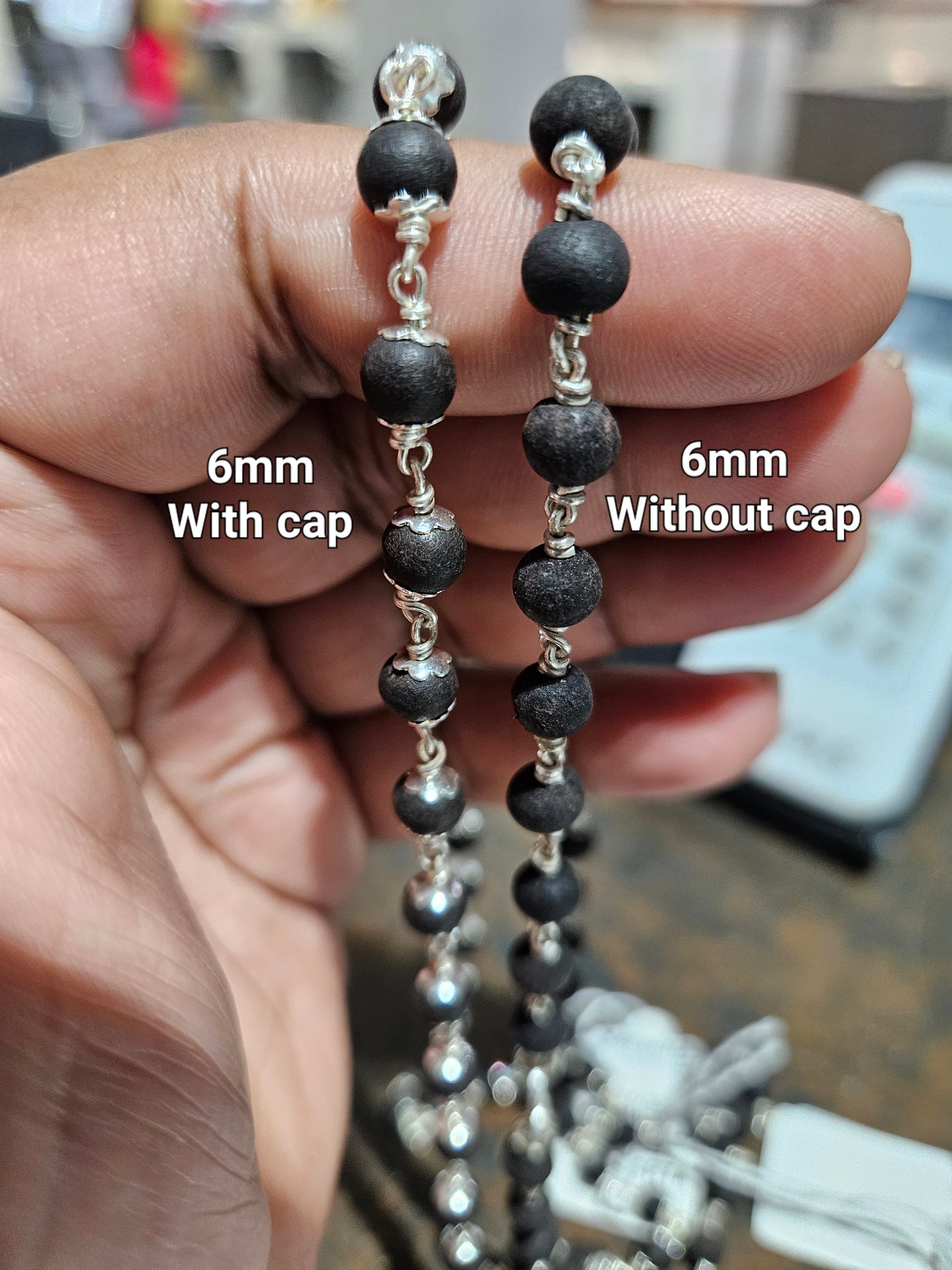 Karungaali Mala in 925 Silver