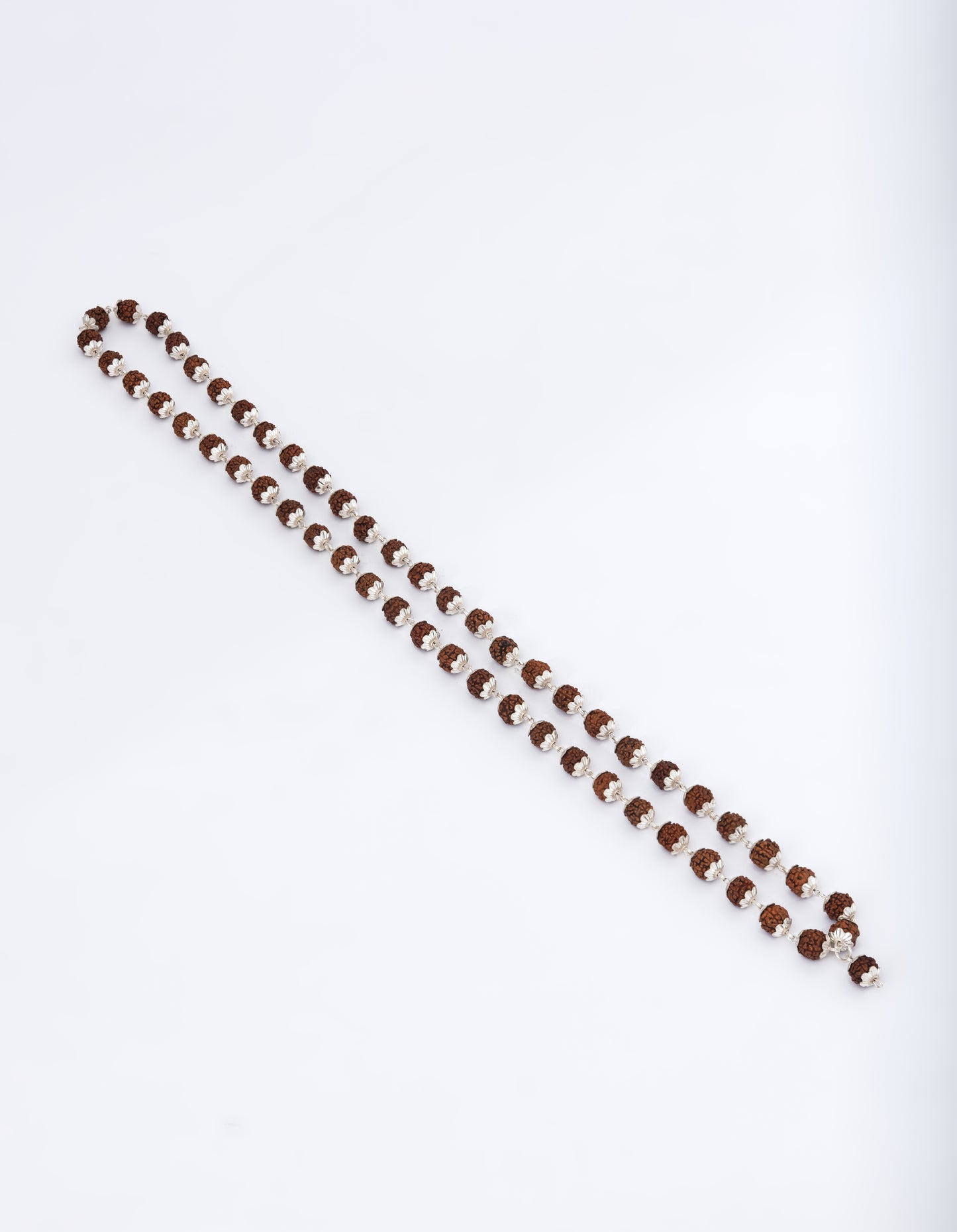 Rudhraksha Mala in 925 Silver