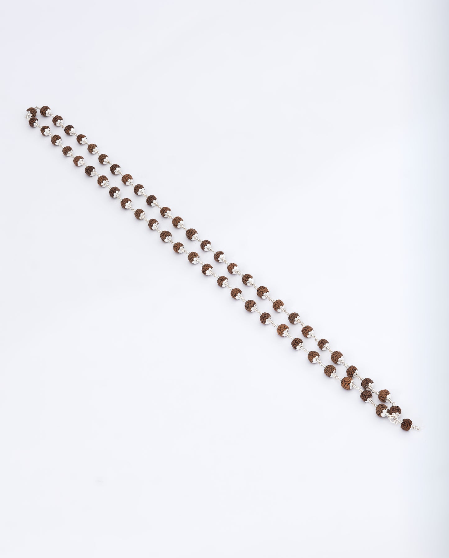 Rudhraksha Mala in 925 Silver