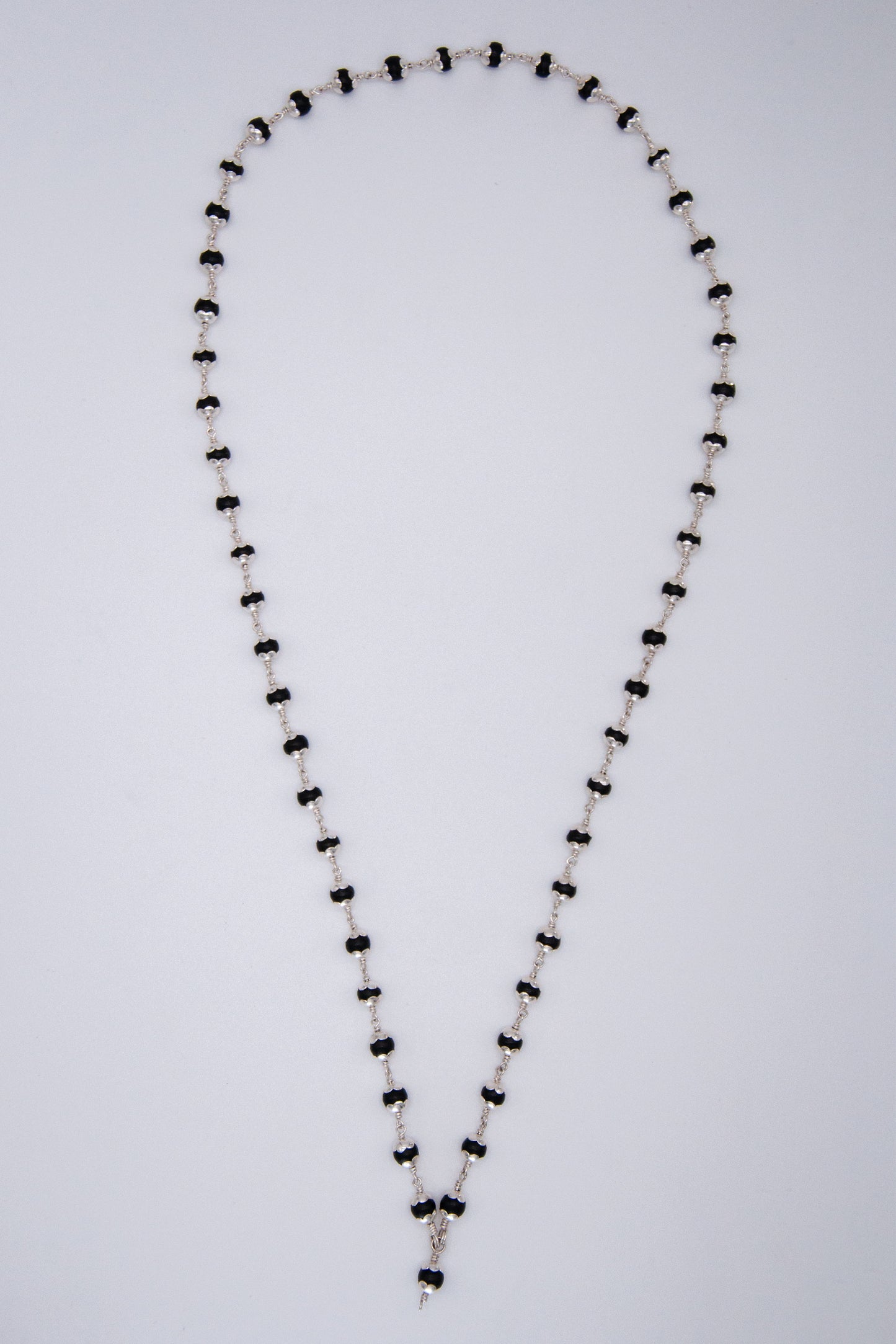 Karungaali Mala in 925 Silver