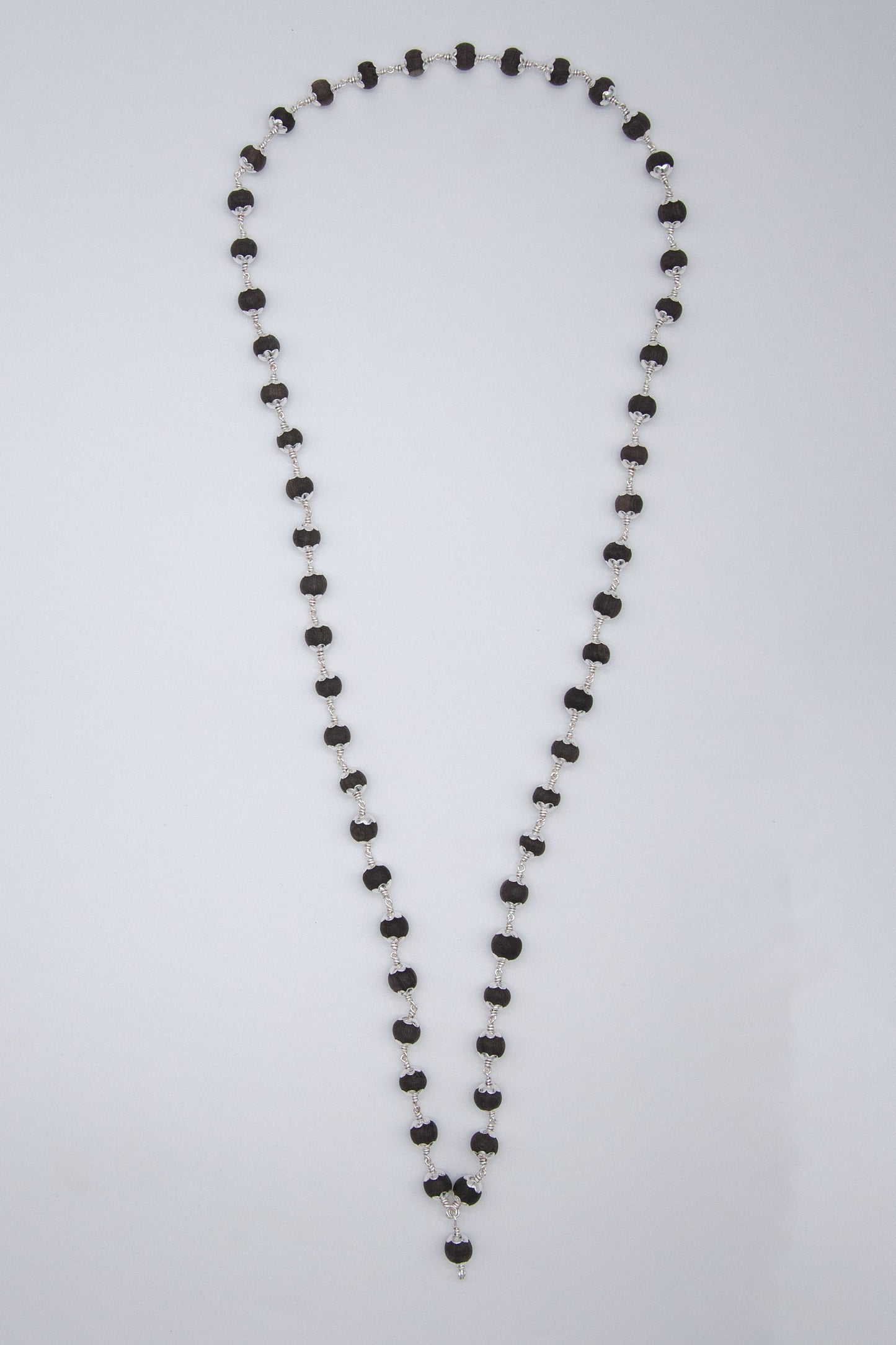Karungaali Mala in 925 Silver