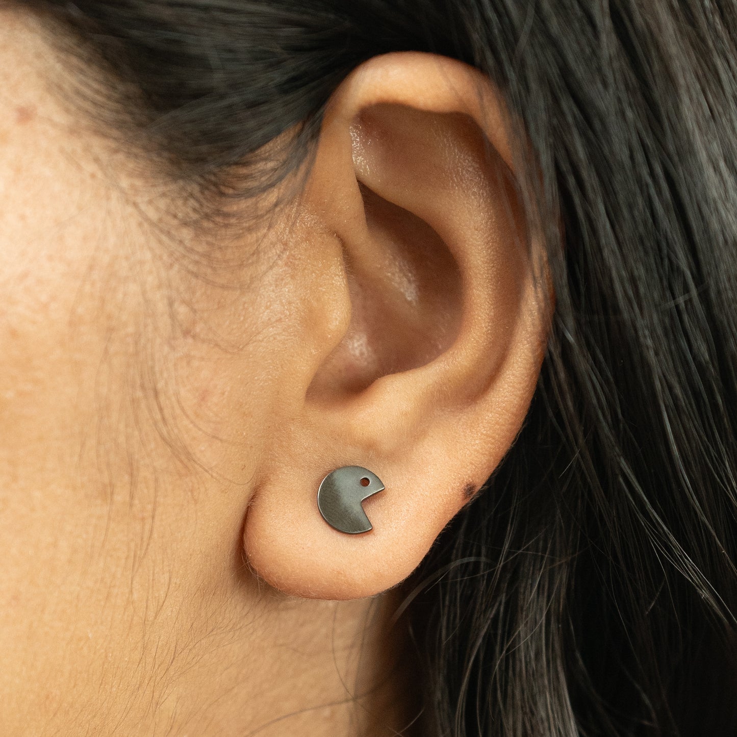 Ms. Pac Man Earrings in 925 Silver