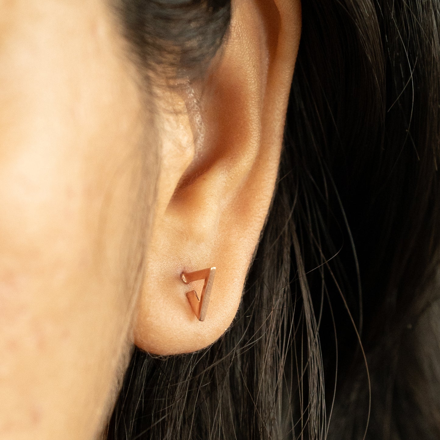 TriRose Earrings in 925 Silver