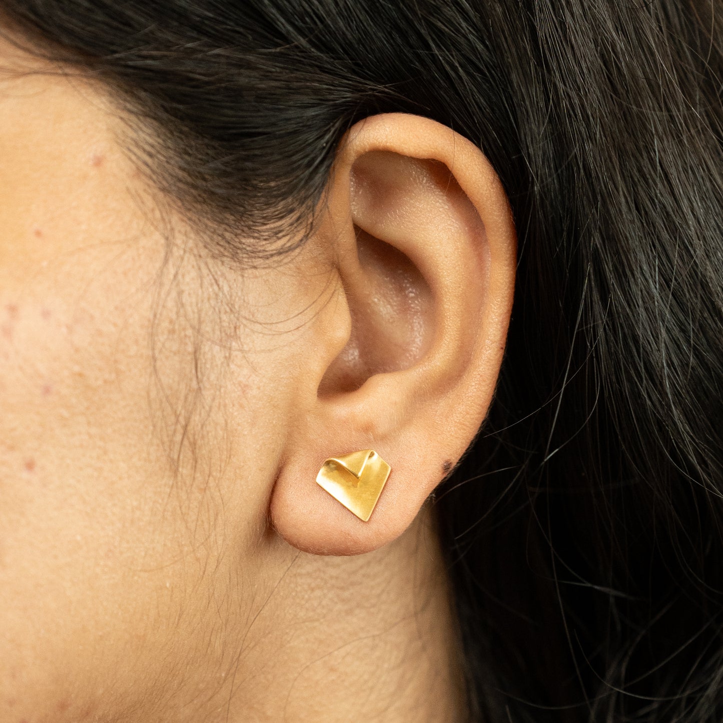 The Fold Earrings in 925 Silver