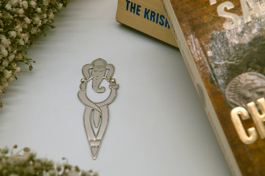 Full Ganesha Bookmark in 92.5% Silver
