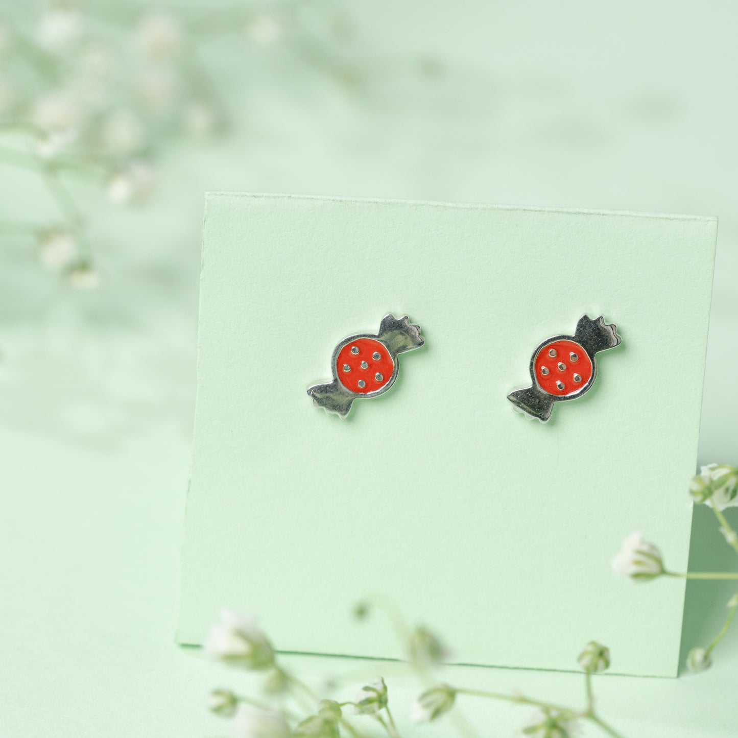 Toffee Earrings in 925 Silver