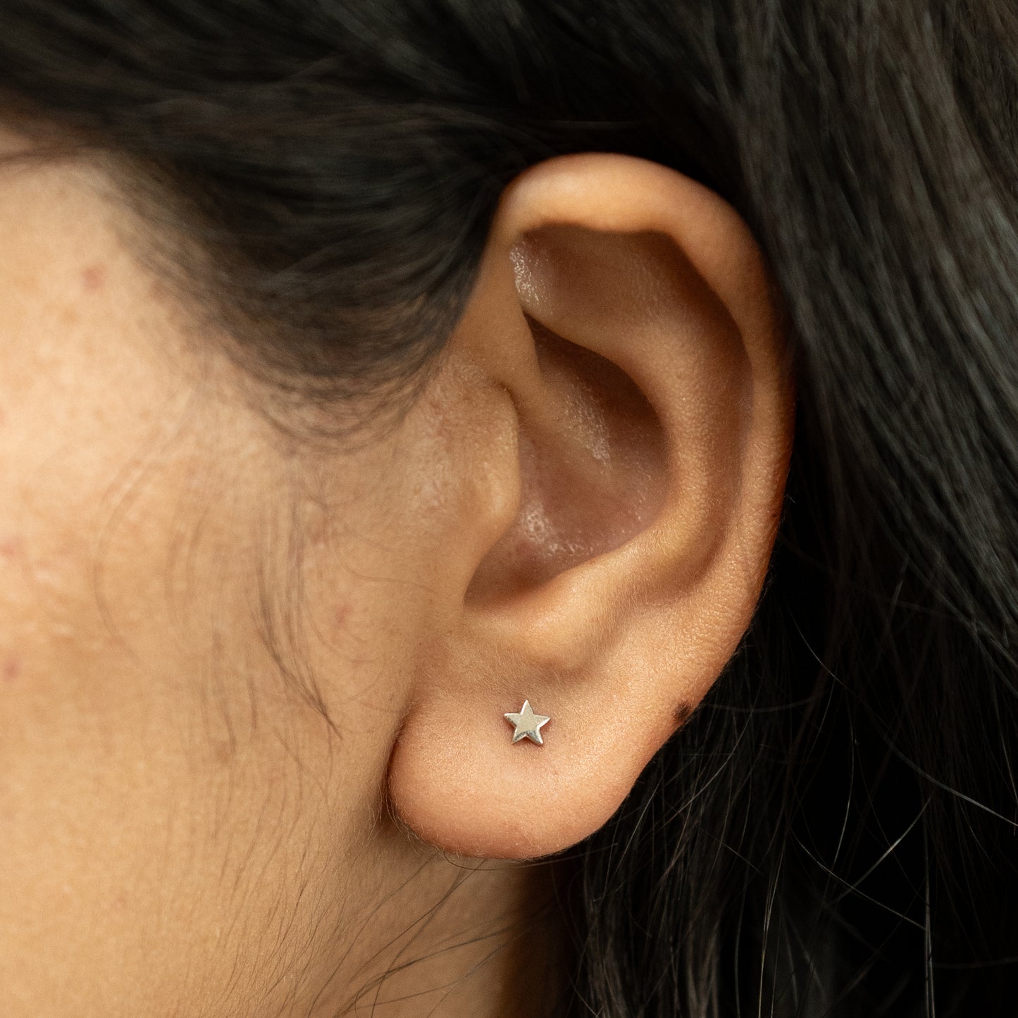 Star Earrings in 925 Silver