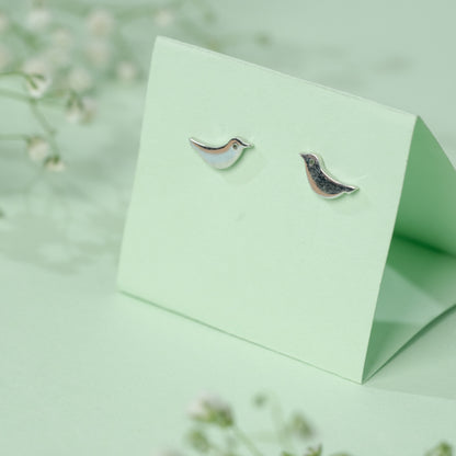 Tiny Bird earrings in 925 Silver