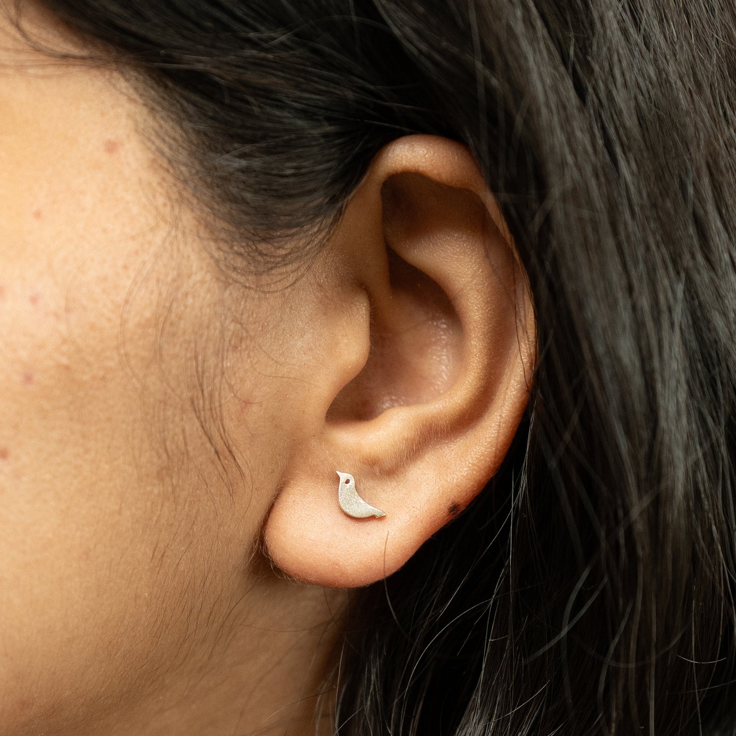 Tiny Bird earrings in 925 Silver