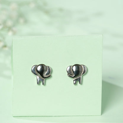 Trunks in Dual Tone Earring in 925 Silver
