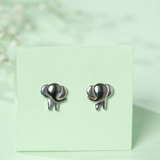 Trunks in Dual Tone Earring in 925 Silver