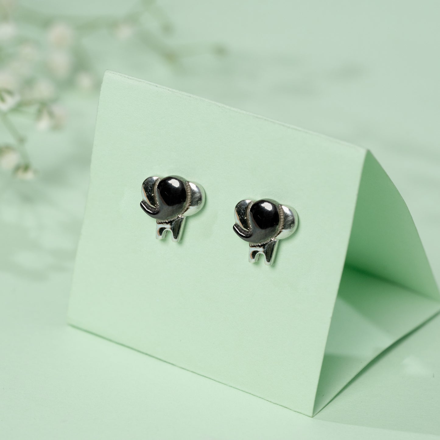 Trunks in Dual Tone Earring in 925 Silver