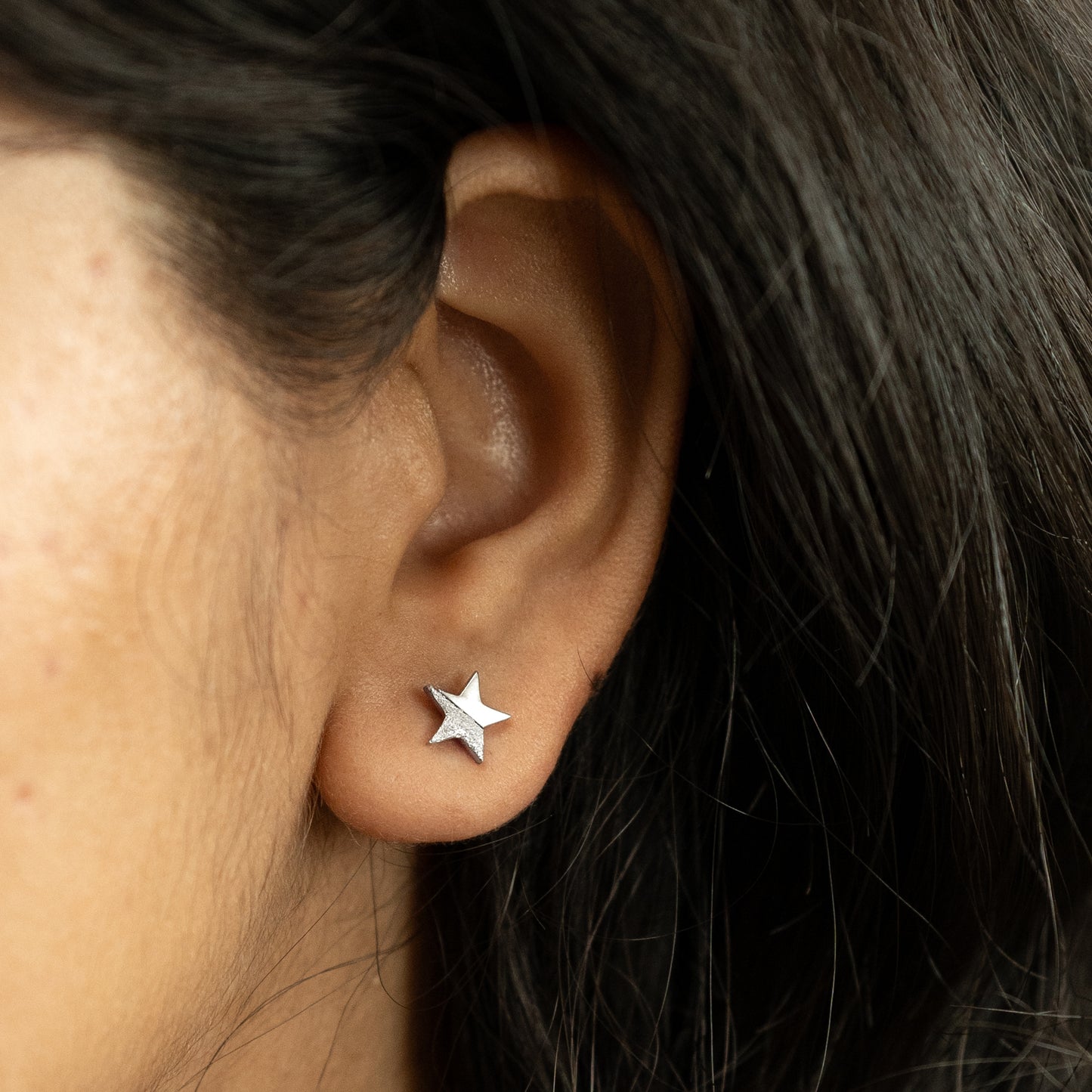 DiaStar Earrings in 925 Silver