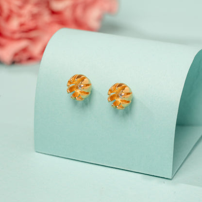 YelGold Flower earring in 925 Silver