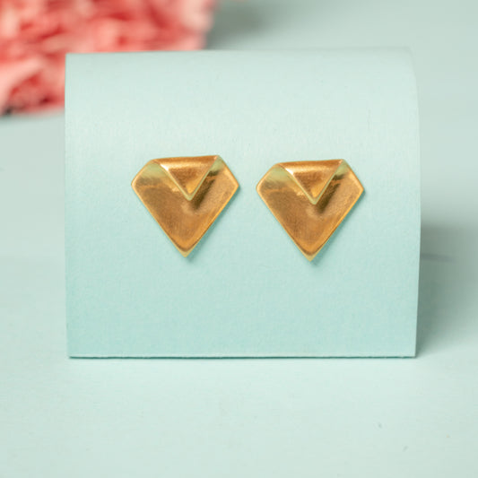 The Fold Earrings in 925 Silver