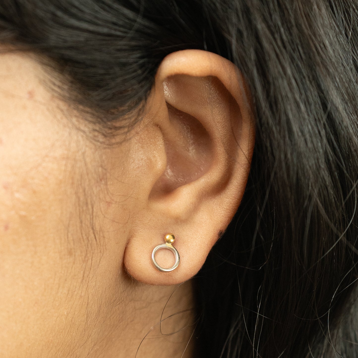 Literally Silver Ear'Rings' in 925 Silver