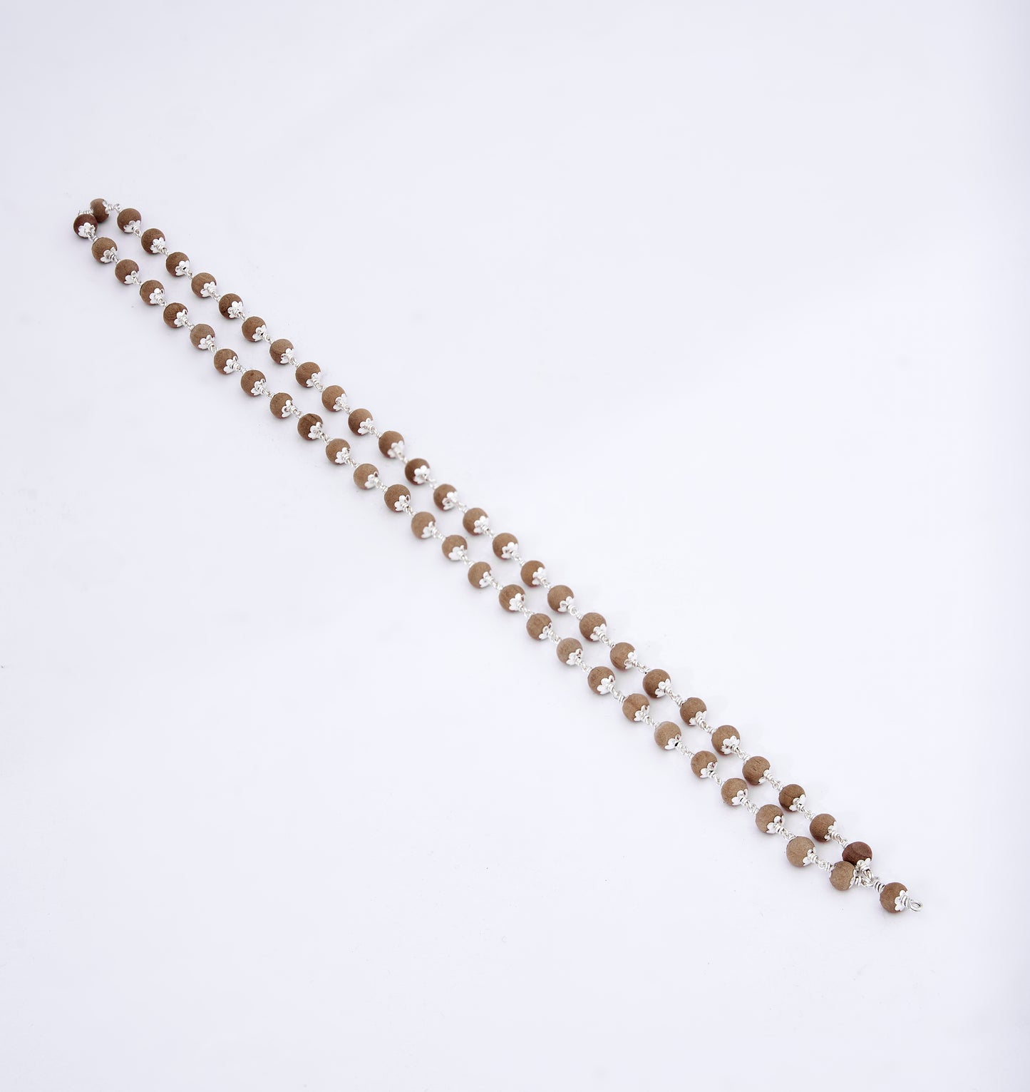 Sandal Mala in 925 Silver