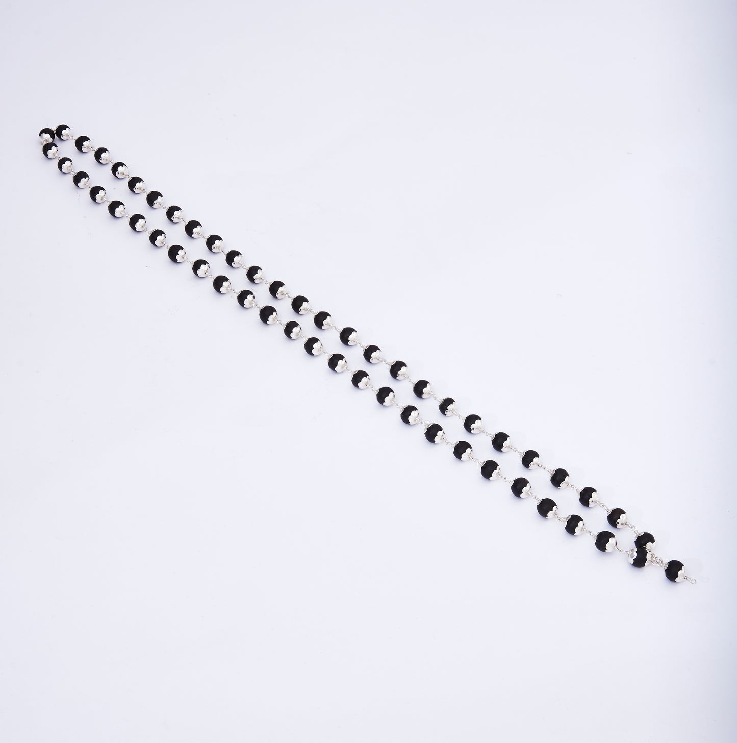 Karungaali Mala in 925 Silver