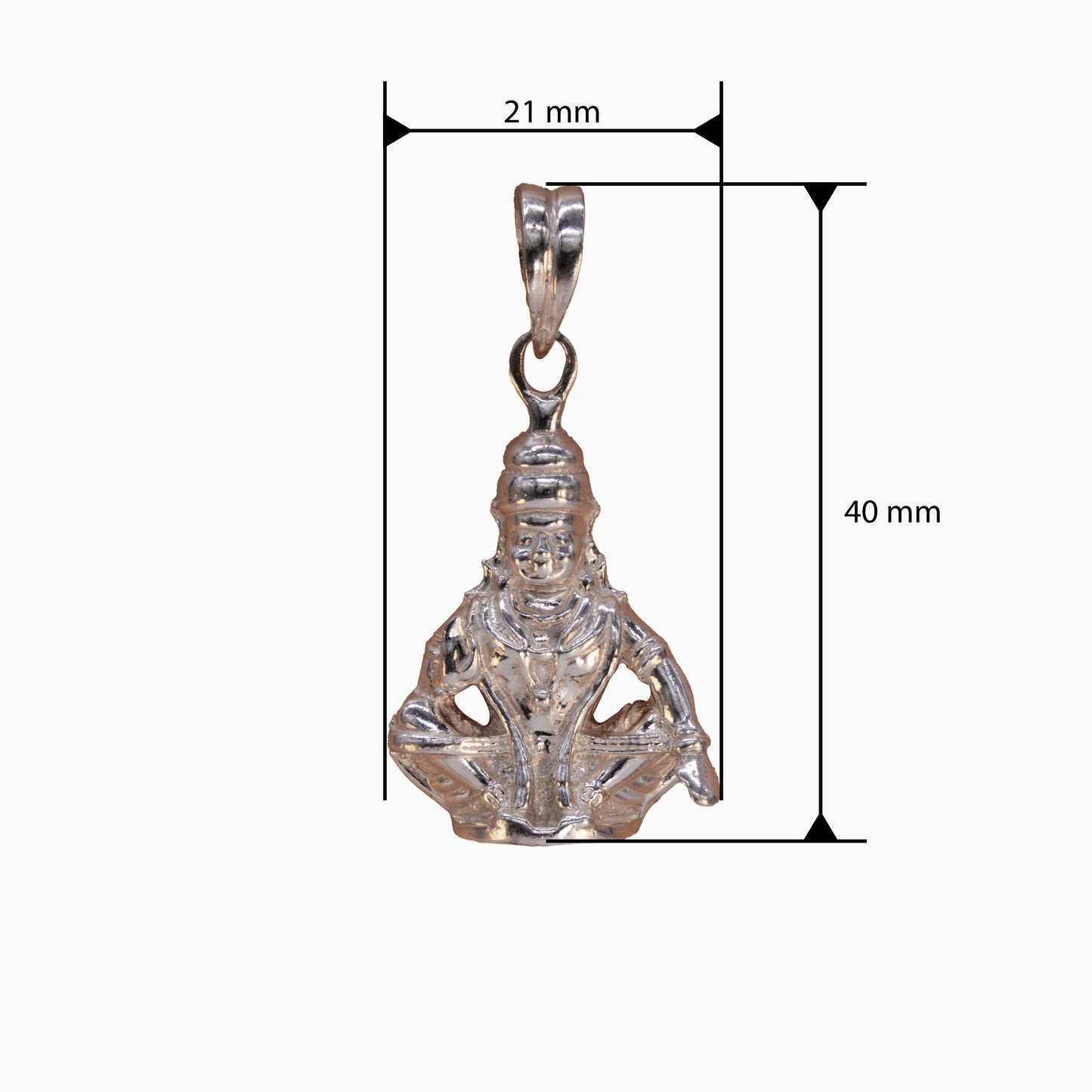 Sitting Ayyappan Pendent